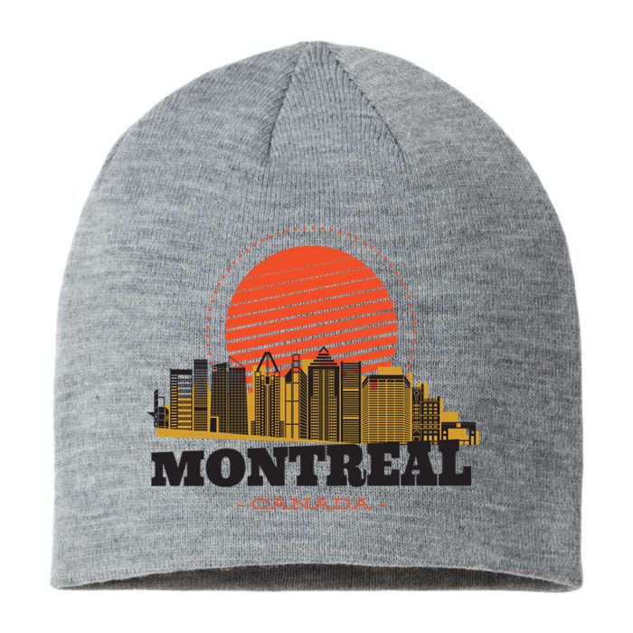 Montreal Canada Skyline Sustainable Beanie