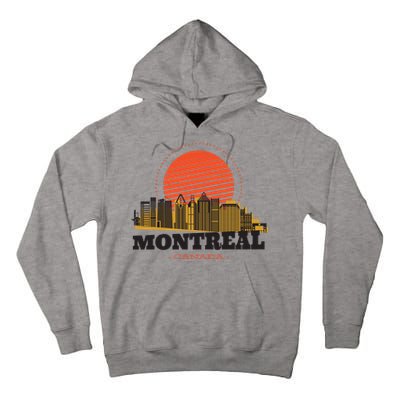 Montreal Canada Skyline Tall Hoodie