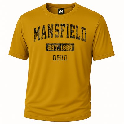 Mansfield Ohio Oh Vintage Sports Design Cooling Performance Crew T-Shirt