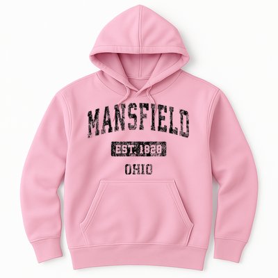 Mansfield Ohio Oh Vintage Sports Design Hoodie