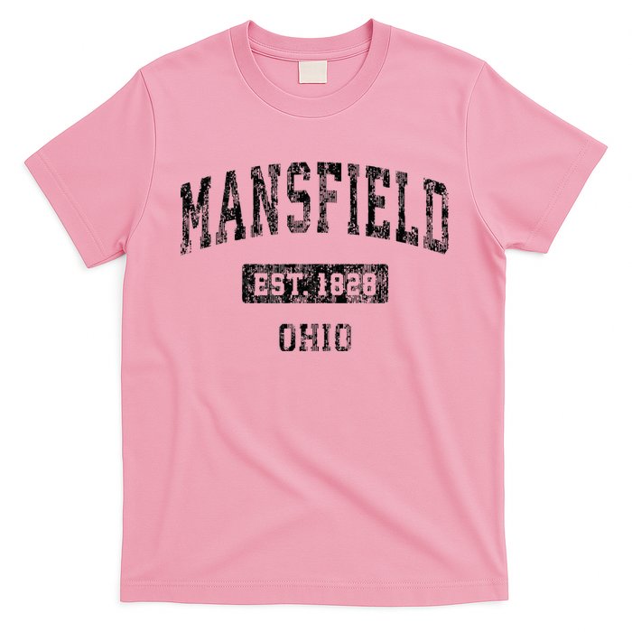 Mansfield Ohio Oh Vintage Sports Design T-Shirt