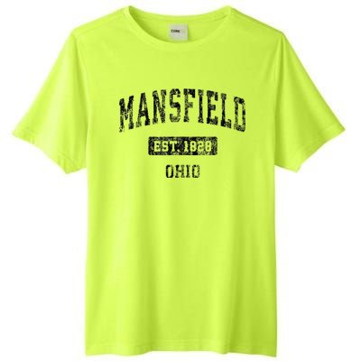 Mansfield Ohio Oh Vintage Sports Design Tall Fusion ChromaSoft Performance T-Shirt