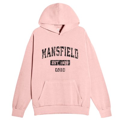 Mansfield Ohio Oh Vintage Sports Design Urban Pullover Hoodie