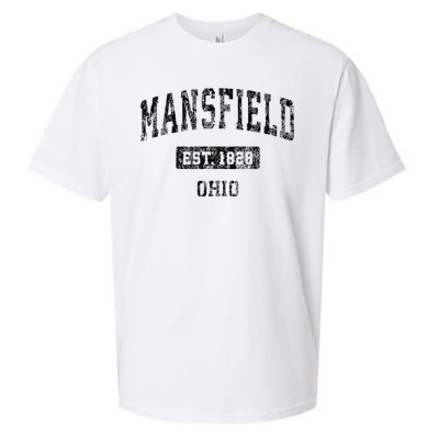 Mansfield Ohio Oh Vintage Sports Design Sueded Cloud Jersey T-Shirt