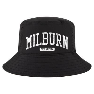 Milburn Oklahoma Ok Js03 College Univesity Style Cool Comfort Performance Bucket Hat