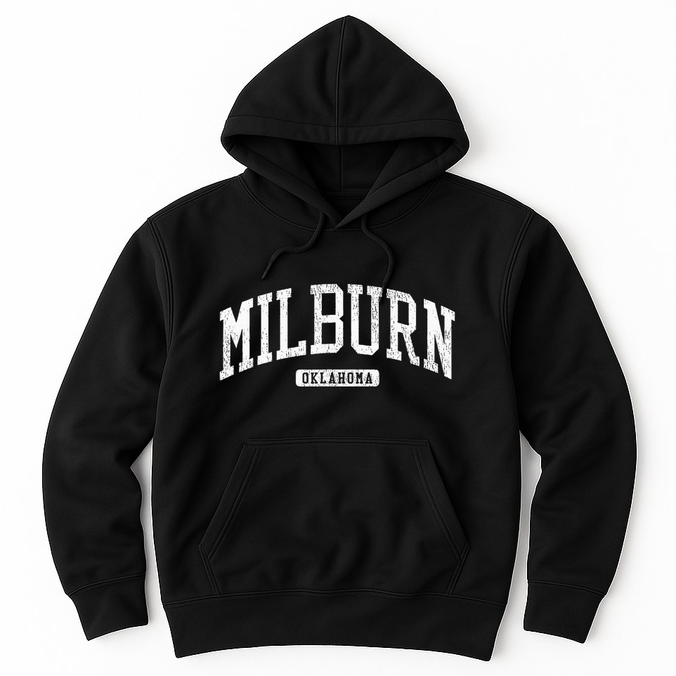 Milburn Oklahoma Ok Js03 College Univesity Style Hoodie
