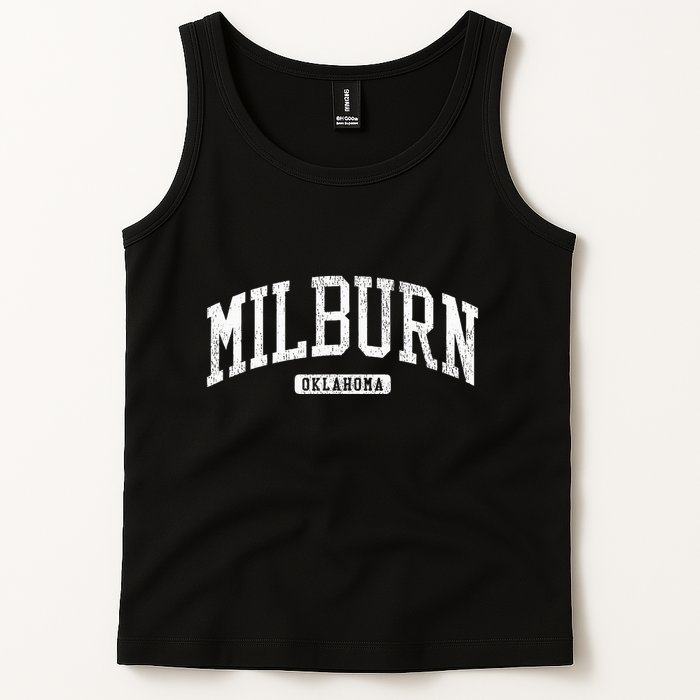 Milburn Oklahoma Ok Js03 College Univesity Style Tank Top