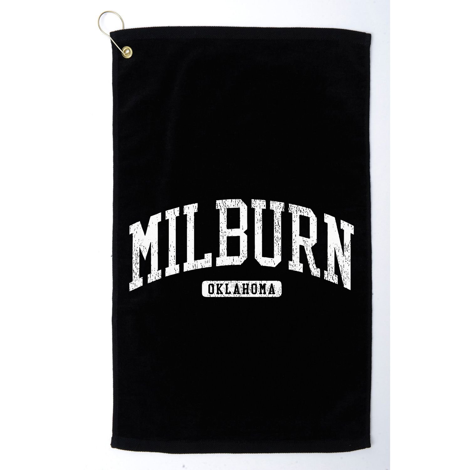 Milburn Oklahoma Ok Js03 College Univesity Style Golf Towel