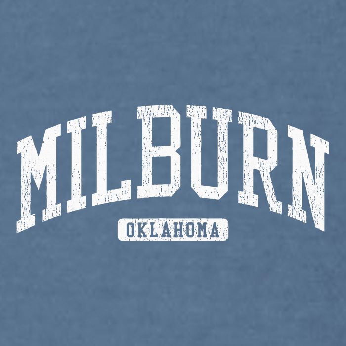 Milburn Oklahoma Ok Js03 College Univesity Style Garment-Dyed Sweatshirt