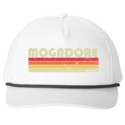 Mogadore Oh Ohio Funny City Home Roots Gift Snapback Five-Panel Rope Hat