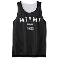 Miami Ohio OH Vintage Mesh Reversible Basketball Jersey Tank