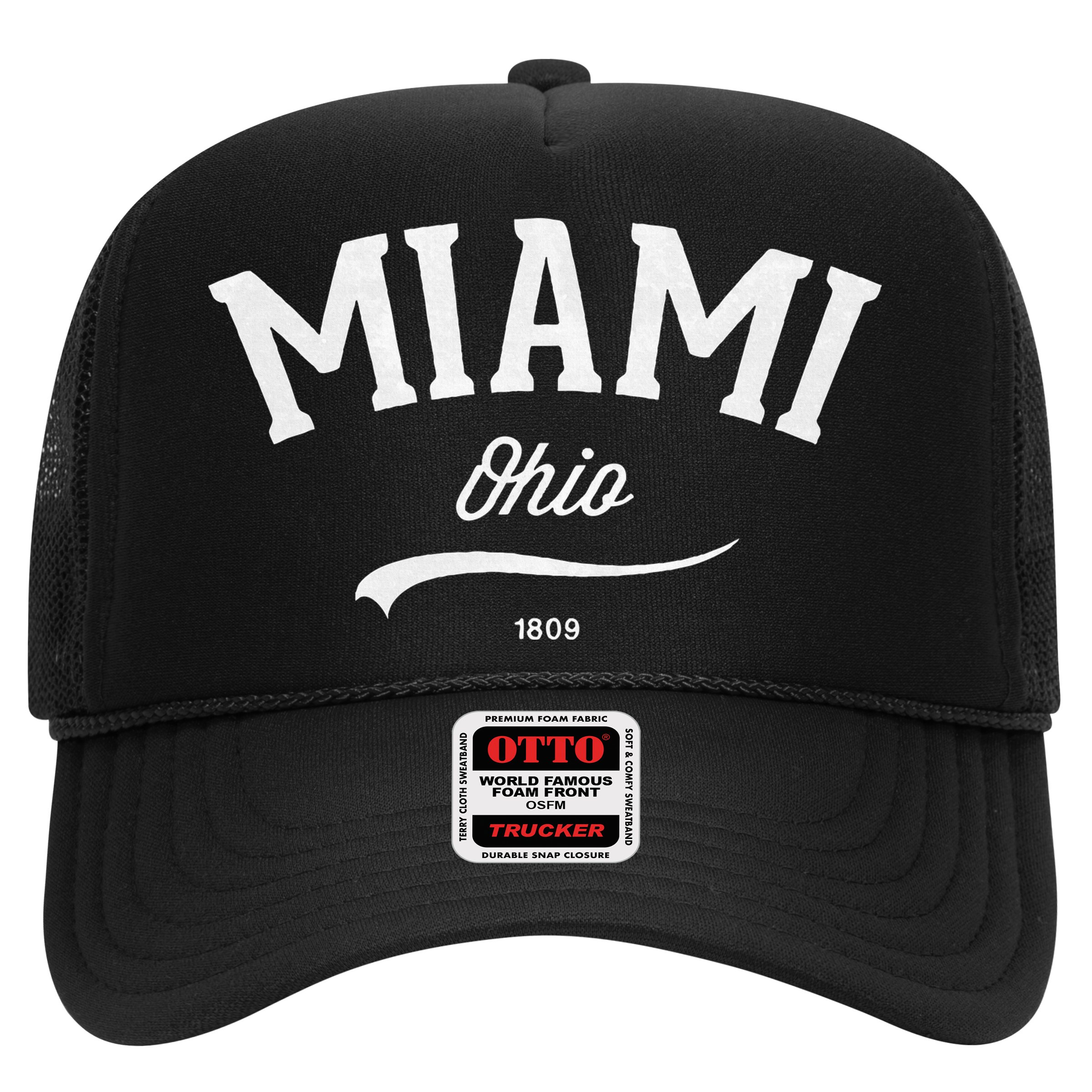 Miami Ohio Oh Vintage Retro Athletic Sports Style Hat