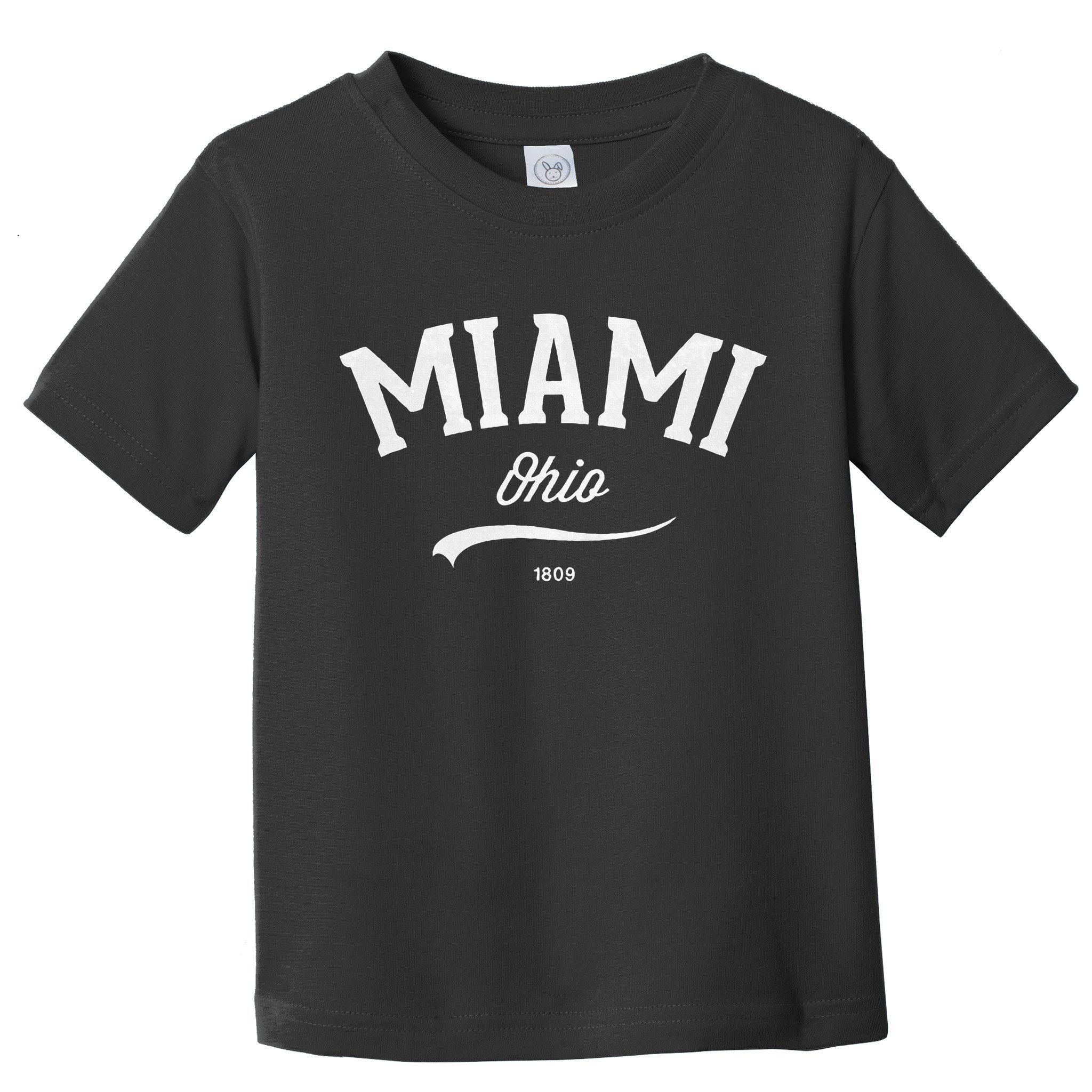Miami Ohio Oh Vintage Retro Athletic Sports Style Toddler T-Shirt