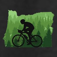 Map Of Oregon Mountain Bike Rider Mtb Biking Mountain Biker 11oz C Handle Ceramic Mug