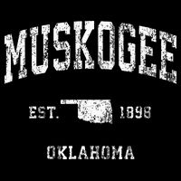 Muskogee Oklahoma OK Vintage Athletic Sports Tank Top
