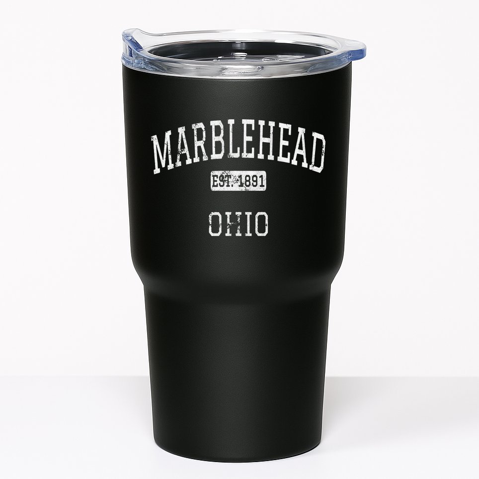 Marblehead Ohio OH Vintage stage athletic style Tumbler