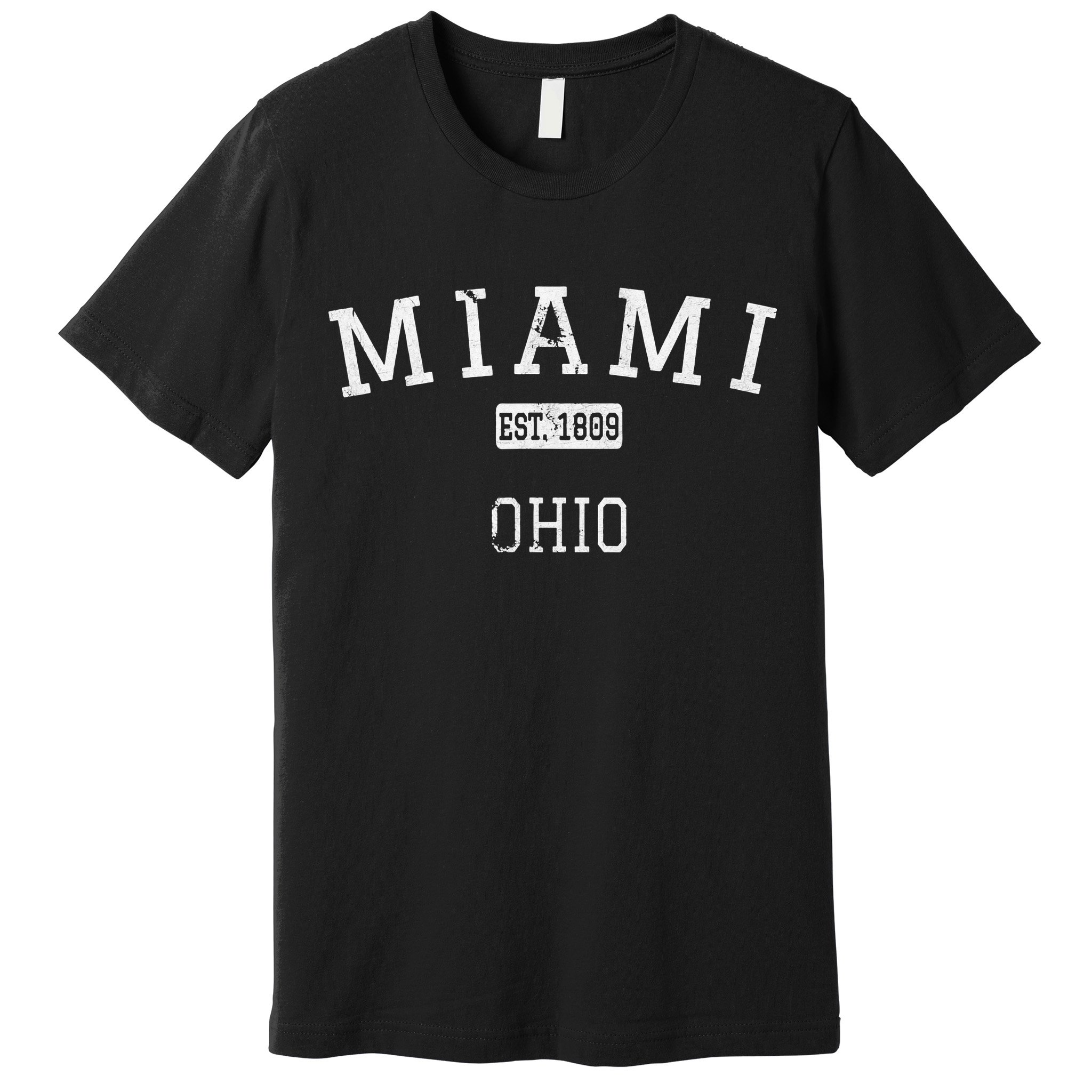 Miami Ohio OH Vintage stage athletic style Premium T-Shirt