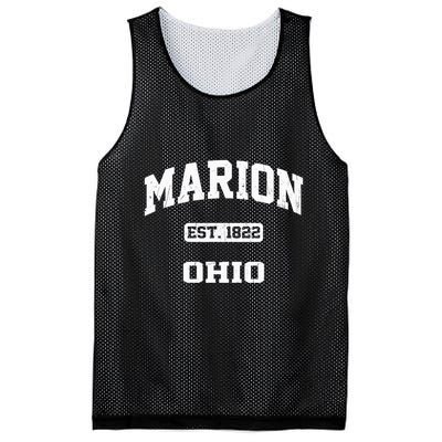 Marion Ohio OH Vintage State Athletic Style Mesh Reversible Basketball Jersey Tank