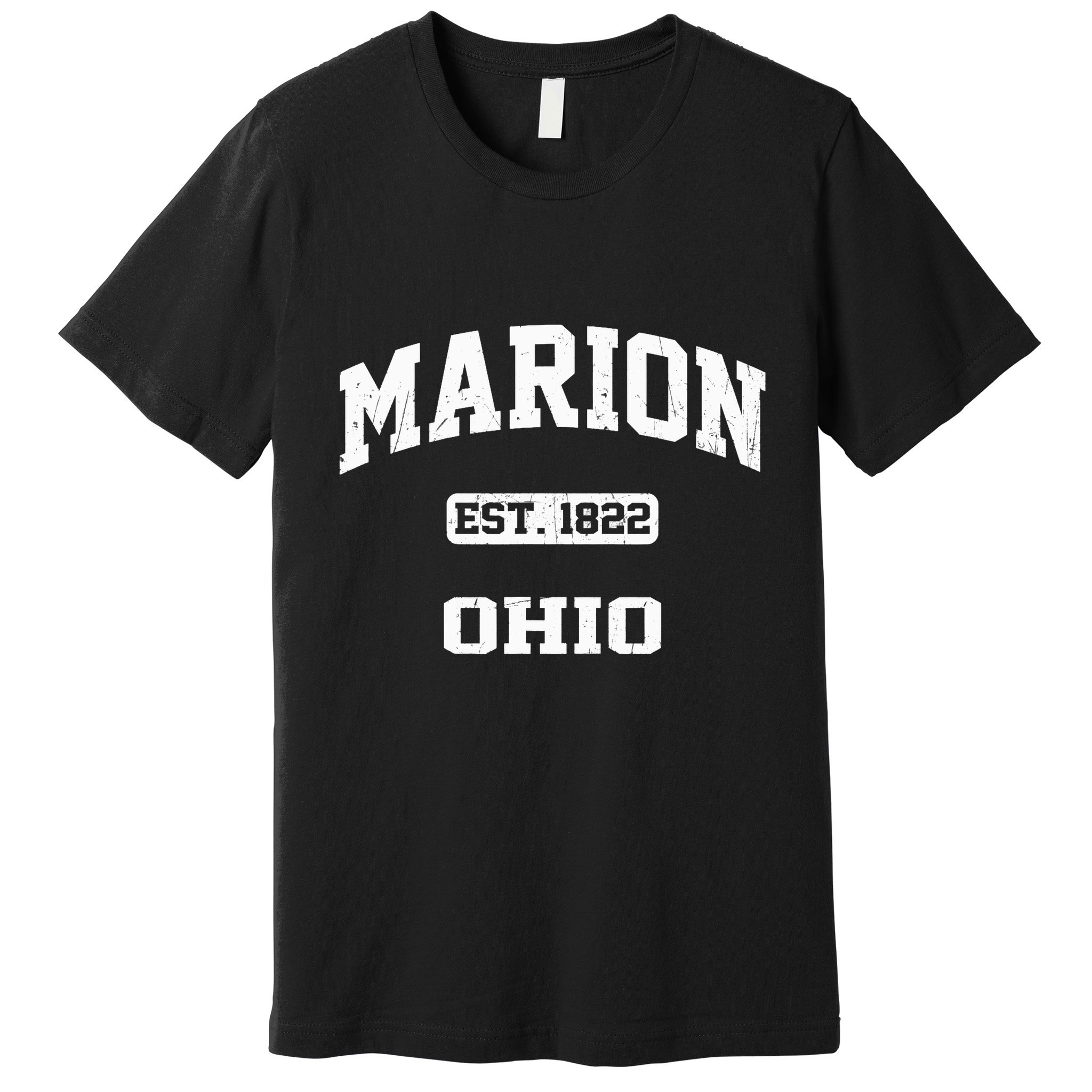 Marion Ohio OH Vintage State Athletic Style Premium T-Shirt
