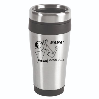 Mama Oo Oo Ooh Queen Music Lover 16oz Travel Tumbler