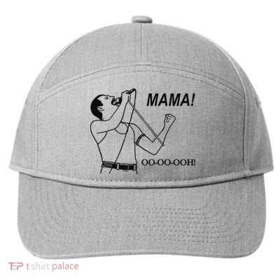 Mama Oo Oo Ooh Queen Music Lover 7-Panel Snapback Hat