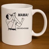 Mama Oo Oo Ooh Queen Music Lover 11oz C Handle Ceramic Mug