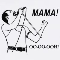 Mama Oo Oo Ooh Queen Music Lover Golf Towel