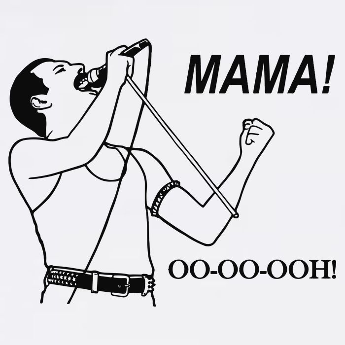 Mama Oo Oo Ooh Queen Music Lover Visor