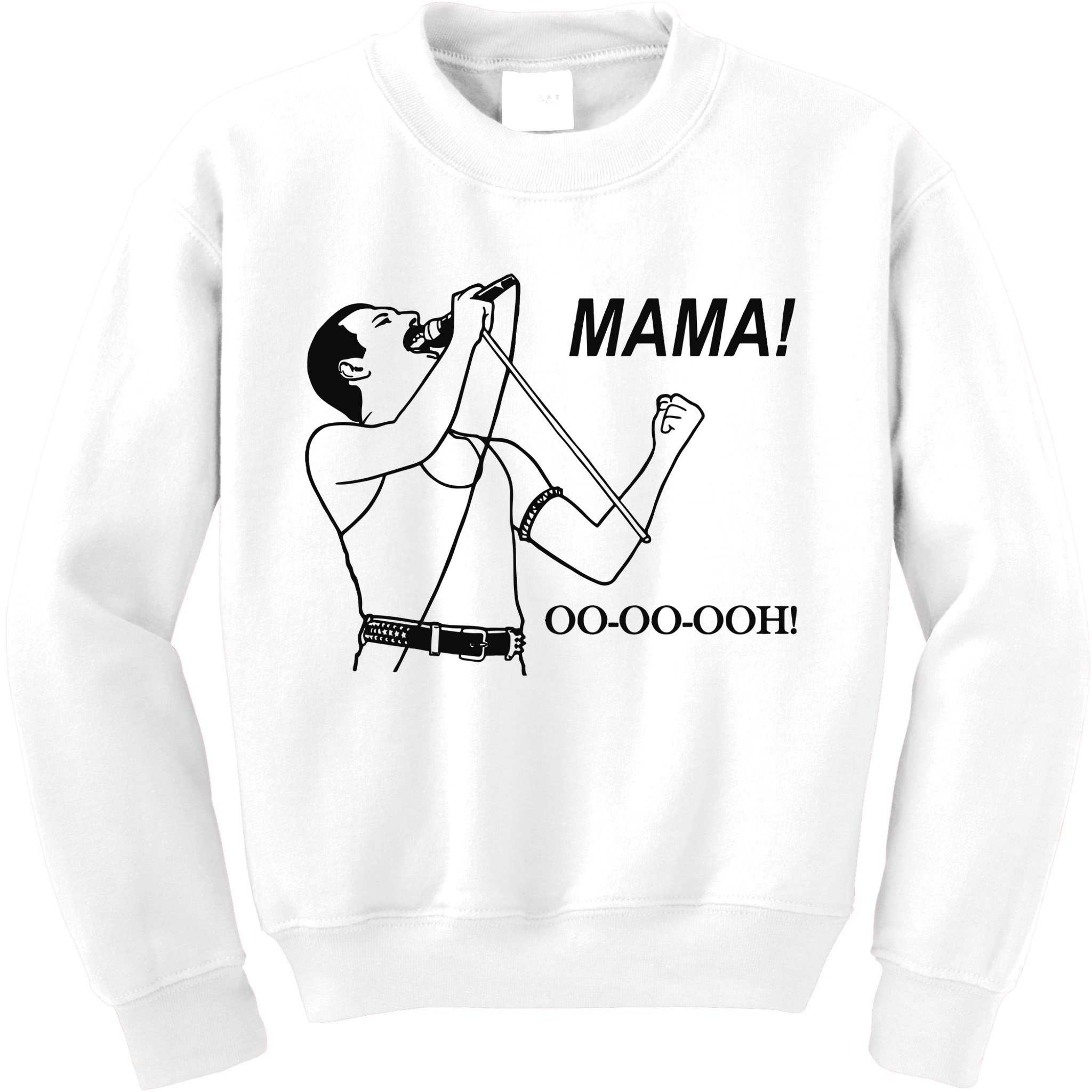 Mama Oo Oo Ooh Queen Music Lover Kids Sweatshirt