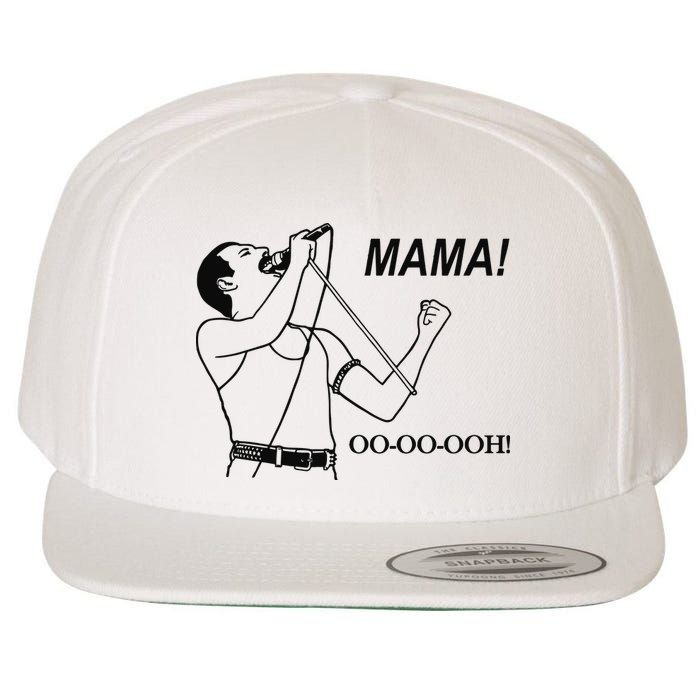Mama Oo Oo Ooh Queen Music Lover Wool Snapback Cap