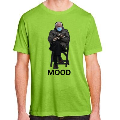 Mood Bernie Sanders Mittens Inauguration Adult ChromaSoft Performance T-Shirt