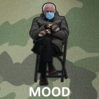 Mood Bernie Sanders Mittens Inauguration Legacy Tie Dye Trucker Hat