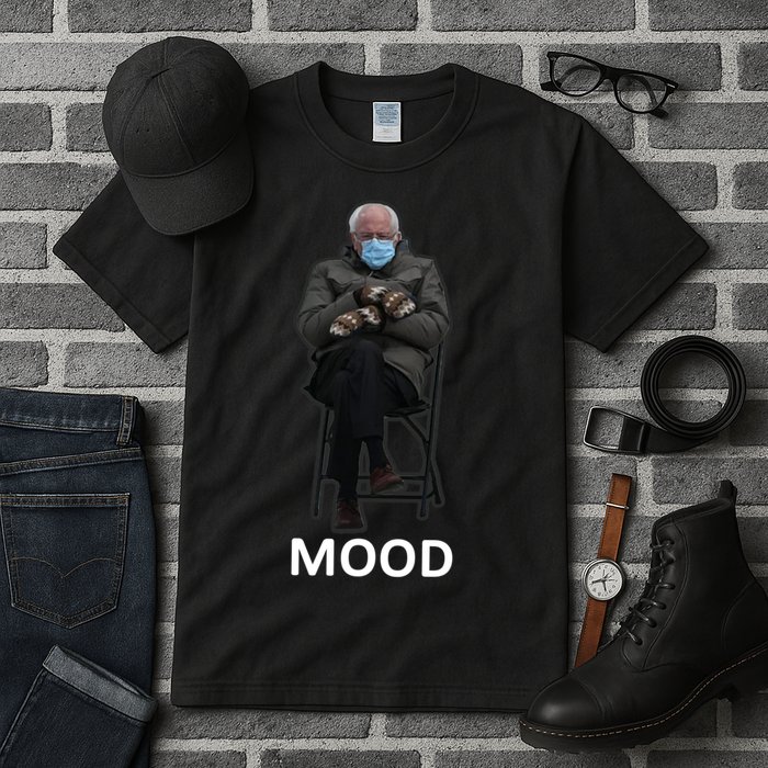 Mood Bernie Sanders Mittens Inauguration Tall T-Shirt