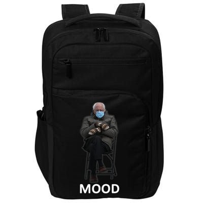 Mood Bernie Sanders Mittens Inauguration Impact Tech Backpack
