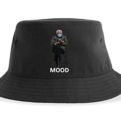 Mood Bernie Sanders Mittens Inauguration Sustainable Bucket Hat