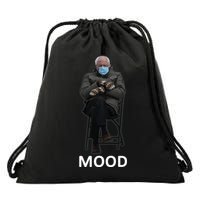 Mood Bernie Sanders Mittens Inauguration Drawstring Bag