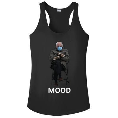 Mood Bernie Sanders Mittens Inauguration Ladies PosiCharge Competitor Racerback Tank