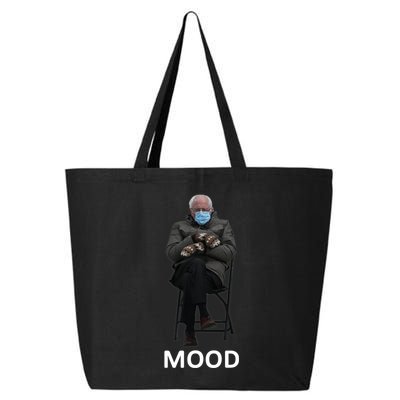 Mood Bernie Sanders Mittens Inauguration 25L Jumbo Tote
