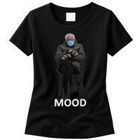 Mood Bernie Sanders Mittens Inauguration Womens T-Shirt