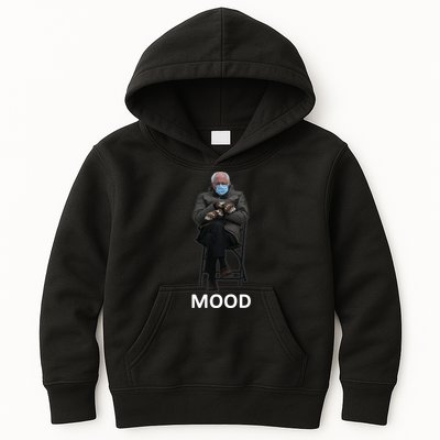 Mood Bernie Sanders Mittens Inauguration Kids Hoodie