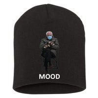 Mood Bernie Sanders Mittens Inauguration Short Acrylic Beanie