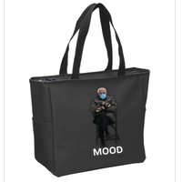 Mood Bernie Sanders Mittens Inauguration Zip Tote Bag