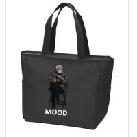 Mood Bernie Sanders Mittens Inauguration Zip Tote Bag