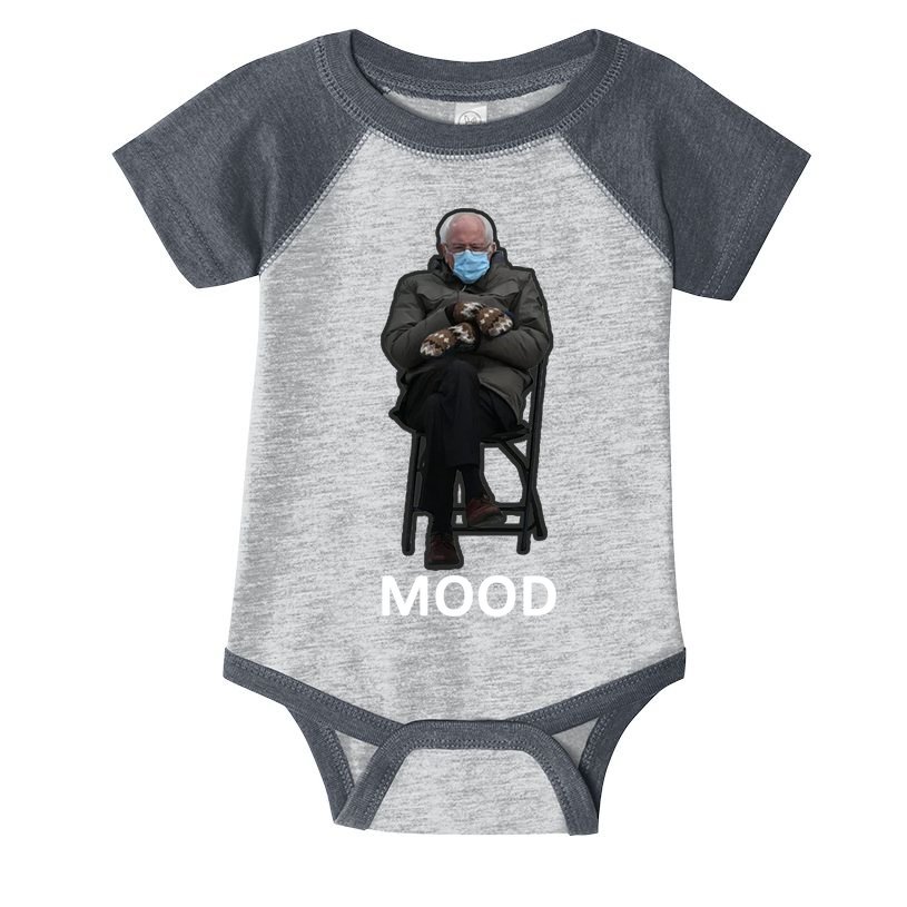 Mood Bernie Sanders Mittens Inauguration Infant Baby Jersey Bodysuit
