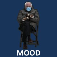 Mood Bernie Sanders Mittens Inauguration Infant Baby Jersey Bodysuit