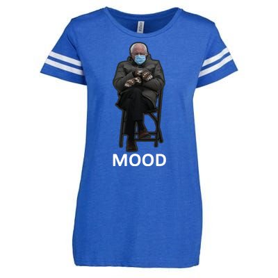 Mood Bernie Sanders Mittens Inauguration Enza Ladies Jersey Football T-Shirt