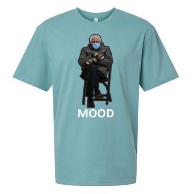 Mood Bernie Sanders Mittens Inauguration Sueded Cloud Jersey T-Shirt