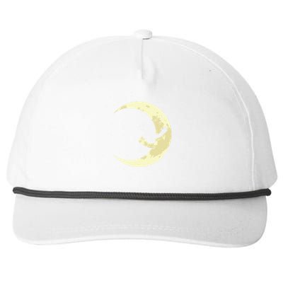 Moon Hug Sky Filled With Stars Snapback Five-Panel Rope Hat