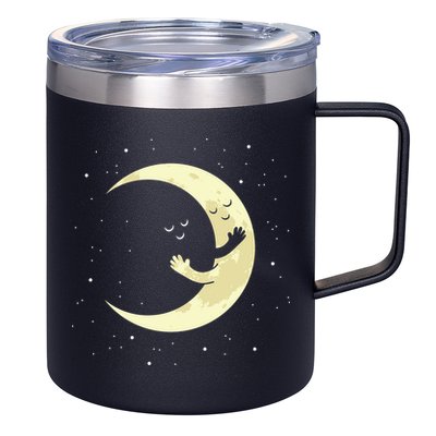 Moon Hug Sky Filled With Stars 12oz Stainless Steel Coffee Mug