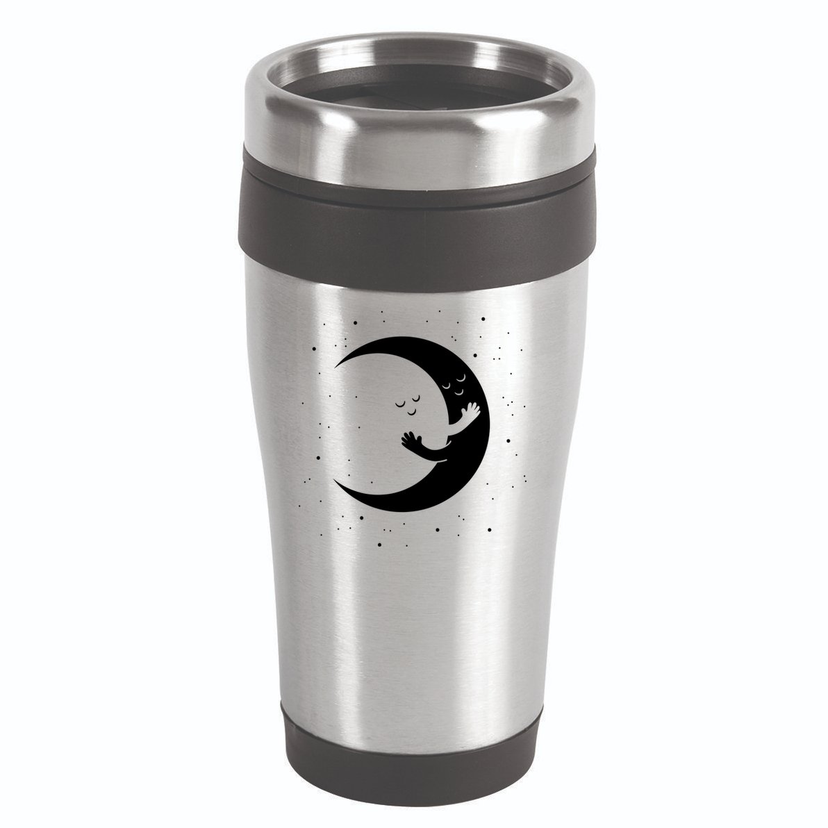 Moon Hug Sky Filled With Stars 16oz Travel Tumbler